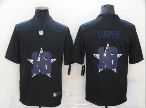 Dallas Cowboys 18 COOPER Black Shadow Logo Limited Jersey