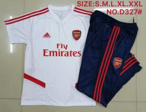 Arsenal White Training Soccer Jersey and Long Pants
