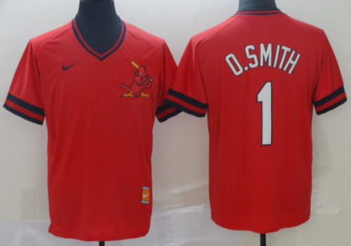 2019 St. Louis Cardinals # 1 O.SMITH Red MLB Jersey