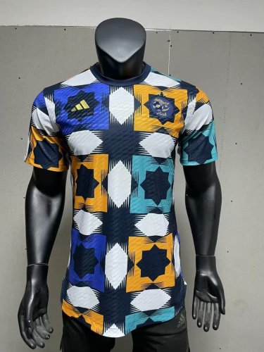 Player Version 2023-2024 Algeria Special Edition Blue Soccer Jersey