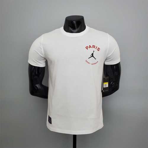 #K00068 PSG White Soccer Jersey