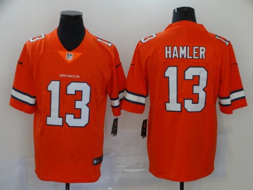 Denver Broncos 13 KJ Hamler Orange 2020 NFL Draft Vapor Untouchable Limited Jersey