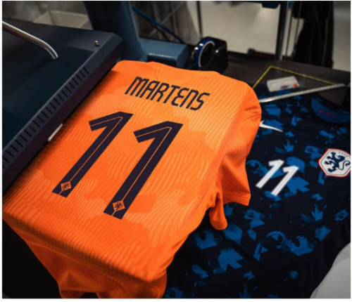 Holland Football Shirt Player Version 2023-2024 Netherlands MARTENS 11 Home Soccer Jersey