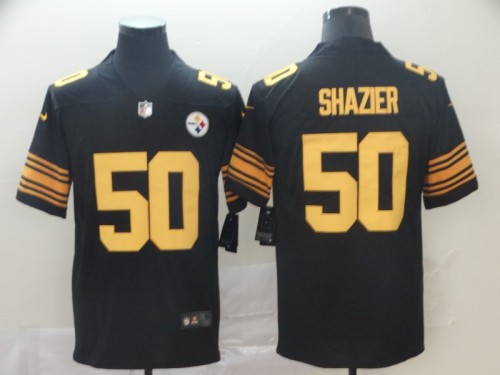 Pittsburgh Steelers 50 Ryan Shazier Black Color Rush Limited Jersey