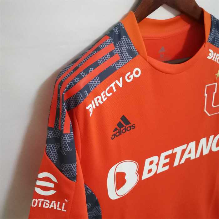 2022-2023 Universidad de Chile Orange Soccer Training Jersey