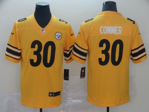 Pittsburgh Steelers 30 James Conner Gold Inverted Legend Limited Jersey