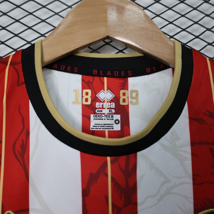 Fan Version 2023-2024 Sheffield United Limited Edition Soccer Jersey