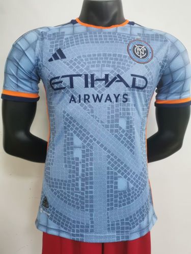 Player Version 2023-2024 New York City Home Soccer Jersey