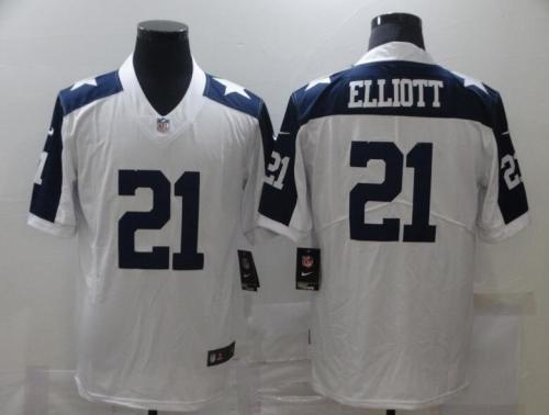Dallas Cowboys 21 ELLIOTT White NFL Jersey