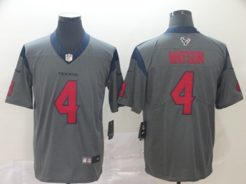 Houston Texans 4 Deshaun Watson Gray Inverted Legend Limited Jersey