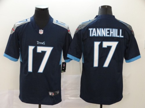 Tennessee Titans 17 TANNEHILL BLACK New Vapor Untouchable Limited Jersey