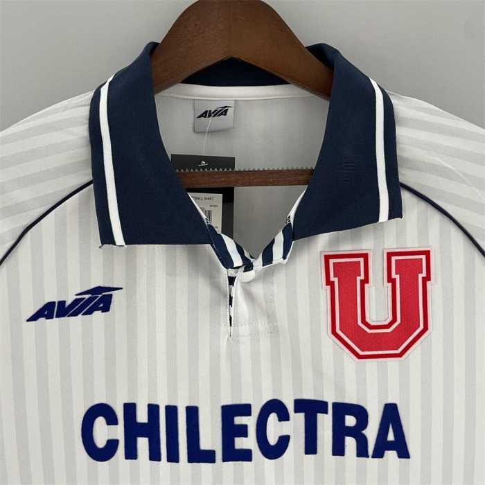 Retro Jersey 1994-1995 Universidad de Chile Away White Soccer Jersey