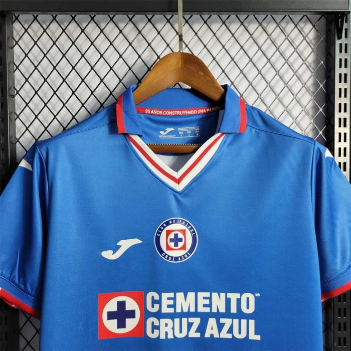 Fans Version 2022-2023 Cruz Azul Home Soccer Jersey