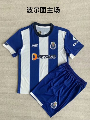 Adult Uniform 2023-2024 Porto Home Soccer Jersey Shorts