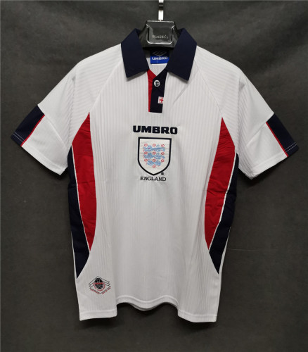 Retro Jersey England 1998 Home White Soccer Jersey Vintage Football Shirt
