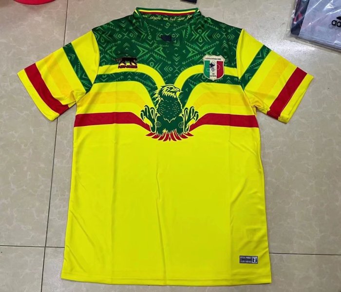 2022 Mali Green Yellow Soccer Jersey