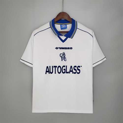 Retro Jersey 1998-2000 Cheslea Away White Soccer Jersey
