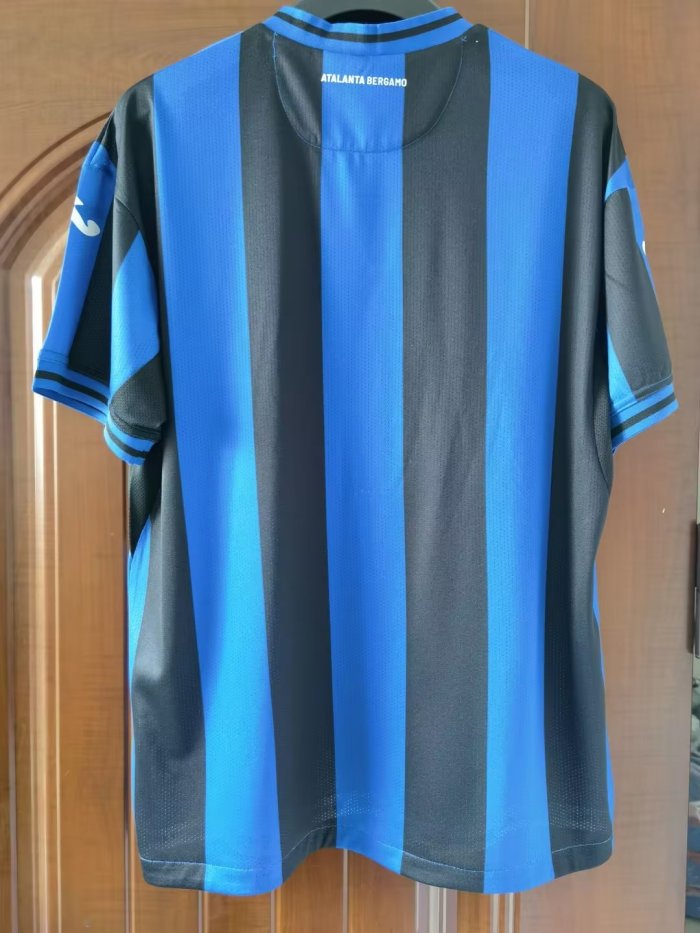 with All Sponor Logos Fans Version 2022-2023 Atalanta Bergamasca Home Soccer Jersey