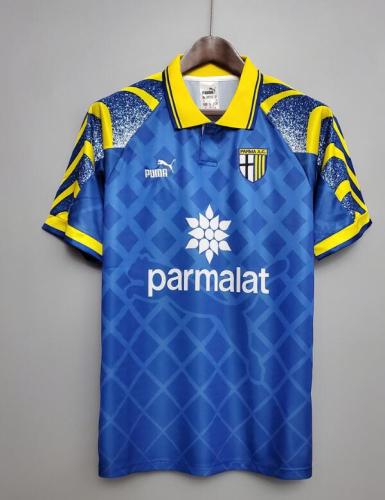 Retro Jersey 1995-1997 Parma Blue Soccer Jersey Vintage Football Shirt