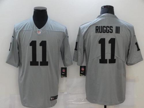 Oakland Raiders 11 RUGGS III Grey NFL Jersey
