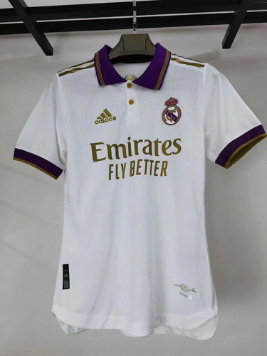 2023-2024 Real Madrid White Soccer Polo