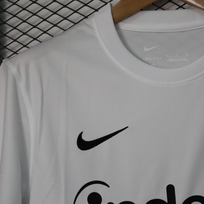 Fan Version 2023-2024 Eintracht Frankfurt Special Edition White Soccer Jersey Futbol Shirt