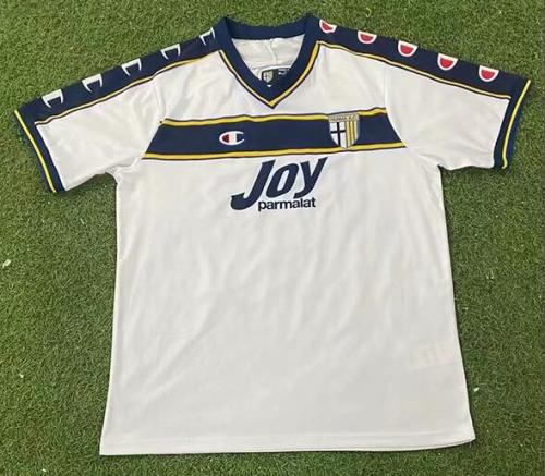 Retro Jersey 2001-2002 Parma Away White Soccer Jersey