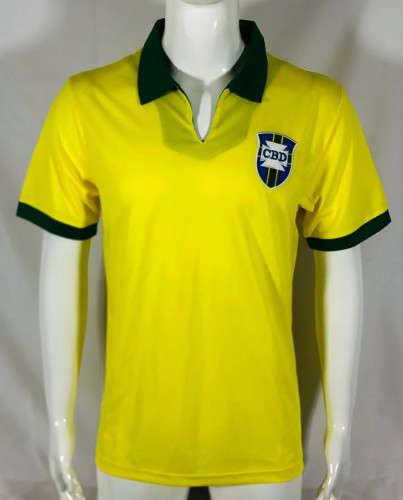 Retro Jersey 1950-1966 Brazil Home Soccer Jersey