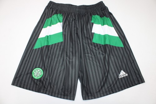 2023-2024 Celtic Icon Black Soccer Shorts