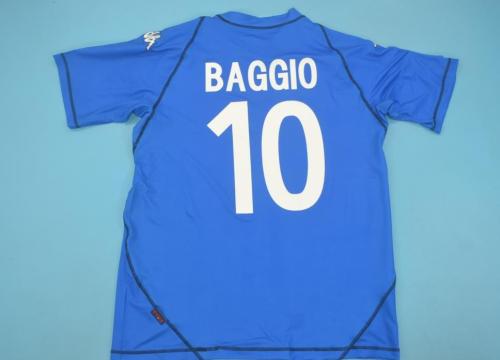 Retro Jersey 2003-2004 Brescia Calcio 10 BAGGIO Home Soccer Jersey Vintage Football Shirt