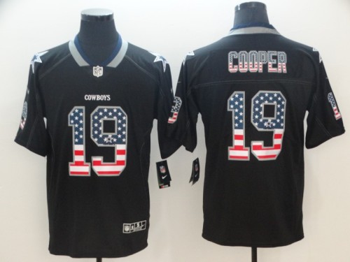 Dallas Cowboys#19 COOPER Black NFL Jersey with Special lettering