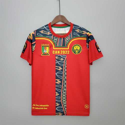 Special Version 2022 Cameroon Red Soccer Jersey