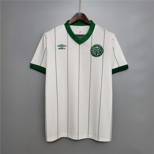 Retro Jersey Celtic 1984-1986 Away White Vintage Soccer Jersey