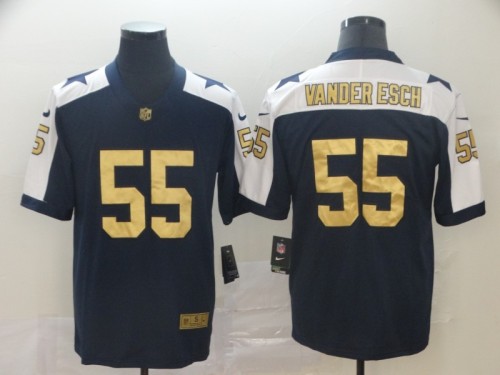 Dallas Cowboys #55 VANDER ESCH White/Black NFL Jersey