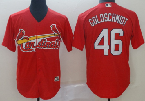 2019 St. Louis Cardinals # 46 GOLDSCHMIDT Red MLB Jersey