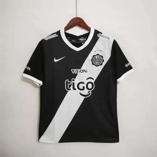 Fans Version 2022-2023 Club Olimpia Away Black Soccer Jersey