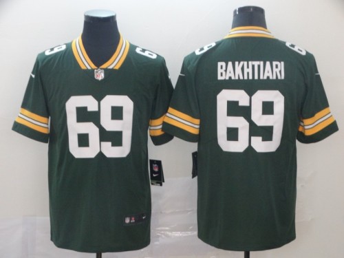 Green Bay Packers 69 David Bakhtiari Green Vapor Untouchable Limited Jersey