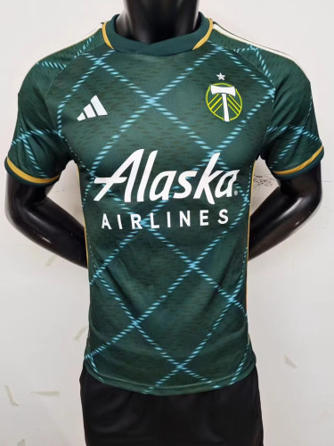 Player Version 2023-2024 Portland Timbers Home Soccer Jersey