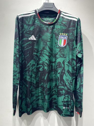 Long Sleeve 2023-2024 Italy Special Soccer Jersey