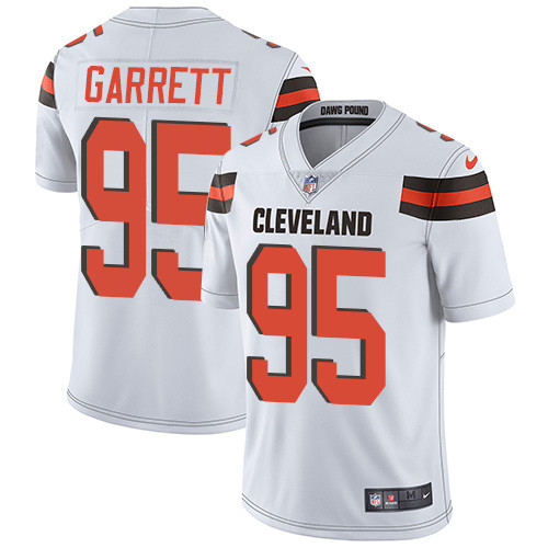 Cleveland Browns #95 GARRETT White NFL Legend Jersey