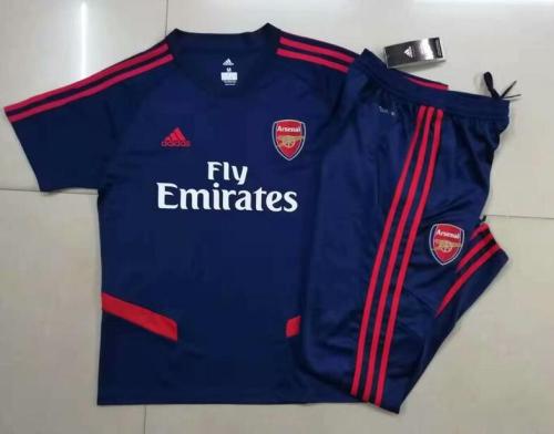 Arsenal Dark Blue Training Soccer Jersey and Long Pants