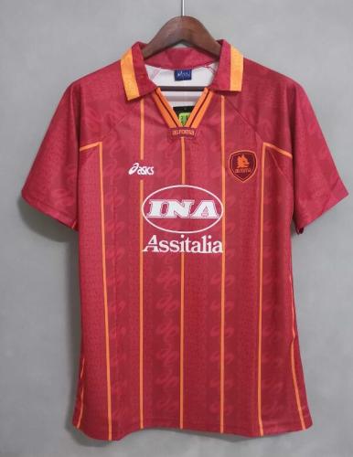 Fans Version 1996-1997 Rome Home Red Soccer Jersey