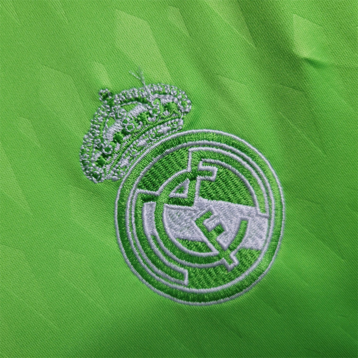 Fan Version 2023-2024 Real Madrid Green Goalkeeper Soccer Jersey