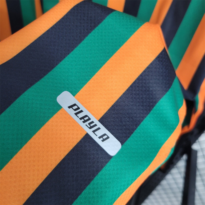 Long Sleeve Fan Version 2023-2024 Venezia Soccer Training Jersey Pre-match Top Football Shirt