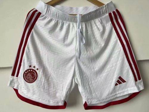 Player Version 2023-2024 Ajax Home Soccer Shorts