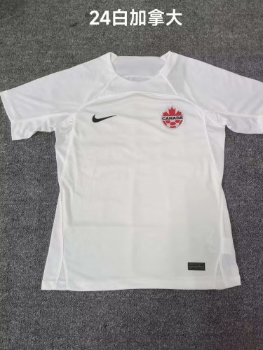 Fans Version 2022 Canada Away White Soccer Jersey