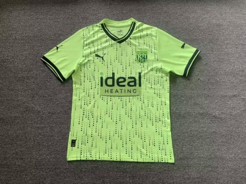 Fans Version 2023-2024 West Bromwich Albion Away Green Soccer Jersey Football Shirt