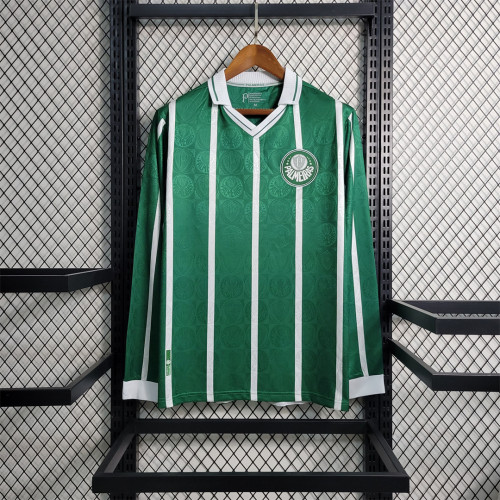 Long Sleeve Retro Jersey 1993 Palmeiras Home Vintage Soccer Jersey
