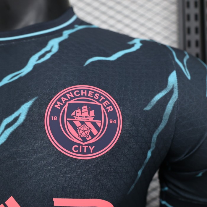 Player Version 2023-2024 Manchester City Third Away Football Shirt Man City Soccer Jersey