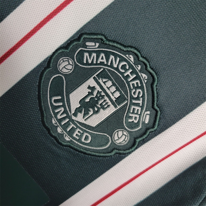 Fan Version 2023-2024 Manchester United Away Green Soccer Jersey Man United Football Shirt